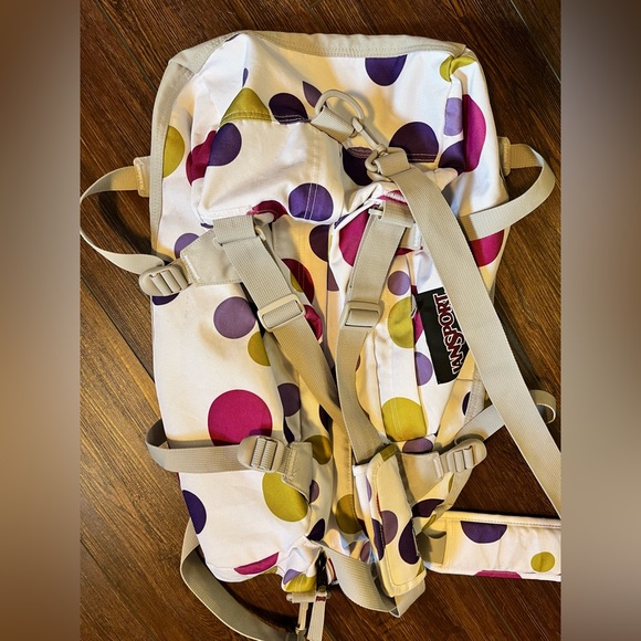 JanSport polka dot duffle bag. - Picture 5 of 16